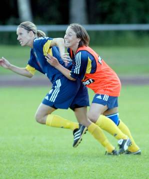 Linda Fagerström och Hanna Ljungberg