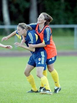 Linda Fagerström och Hanna Ljungberg