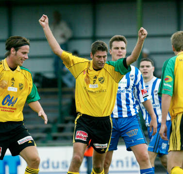 Henrik Edfors jublar