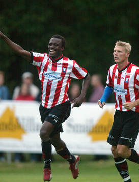 Peter Ijeh, Malmö FF, jublar, jubel
