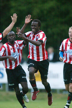 Peter Ijeh, Malmö FF, jublar, jubel