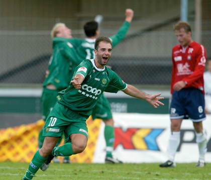 Kennedy Bakircioglü, Hammarby, segerjubel (jubel). Golden