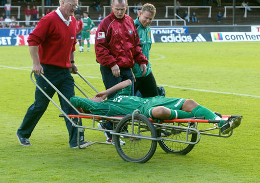 Skadad, bår, Peter Markstedt, Hammarby
