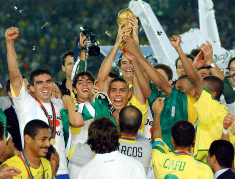 Ronaldo avgjorde finalen. Brasilien, värlsdmästare, jubel