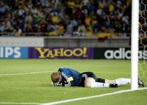 Oliver Kahn, målvakt, Tyskland, depp