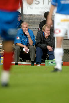 Trelleborgs nya tränare Jonas Brorsson och Lasse Larsson