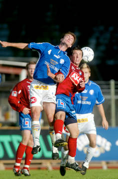Nickduell, Ola Larsson, Trelleborg, och Dennis Velic, Öster