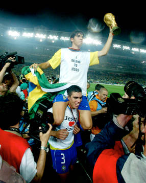 Brasilien, jubel, glädje
