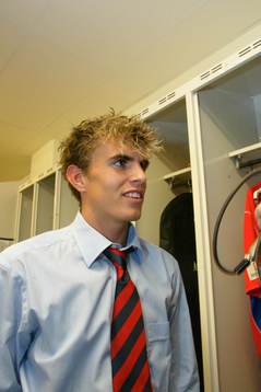 Martin Fribrock, debutant i Helsingborg