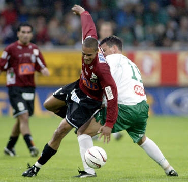 Daniel Nannskog, Landskrona och Johan Andersson, Hammarby