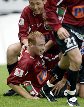 Alexander Farnerud, jubel, Landskrona