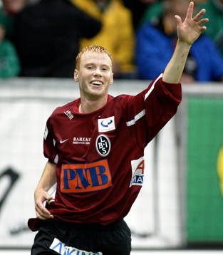Alexander Farnerud, jubel, Landskrona