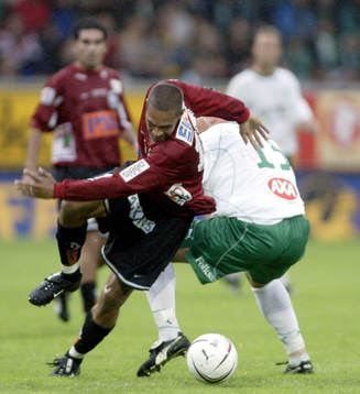 Daniel Nannskog, Landskrona och Johan Andersson, Hammarby