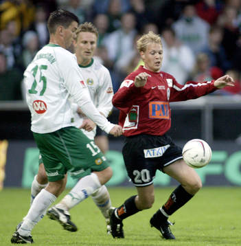 Johan Andersson, Hammarby och Matthias Eklund, Landskrona