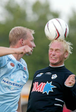Martin Ekström och Jörgen Ohlsson, nickduell