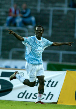 Peter Ijeh, Malmö FF. Jubel