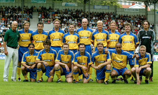 Fotboll, uppvisningsmatch, Sveriges VM trupp 1994
