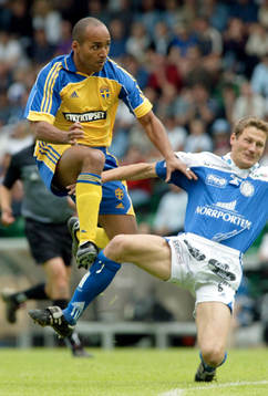 Fotboll, uppvisningsmatch, Gif Sundsvall 87-89 - Sveriges