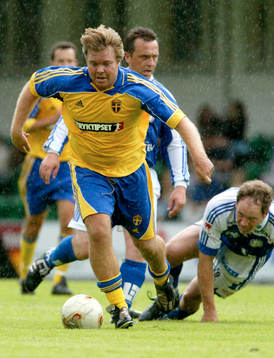 Fotboll, uppvisningsmatch, Gif Sundsvall 87-89 - Sveriges