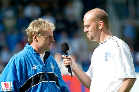 Ulf Larsson, tränare, Trelleborg, intervjuas