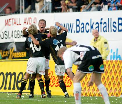 Landskrona BoIs -AIK Krister Nordin jublar