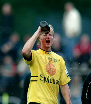 Jonas Sjöberg, Elfsborg slogs blodig