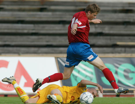 Öster körde över Ängelholm, här unge Peter Gitselov
