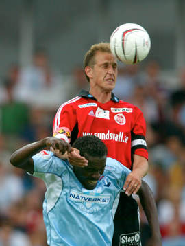 Fotboll, Allsvenskan,  Malmö - Sundsvall, Marko Tuomela ,