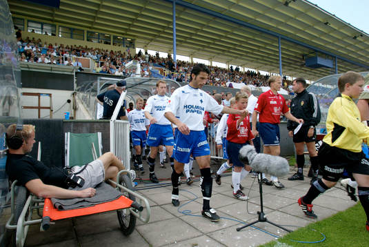 Fotboll, Allsvenskan, Örgryte - Norrköping. Inmarch,