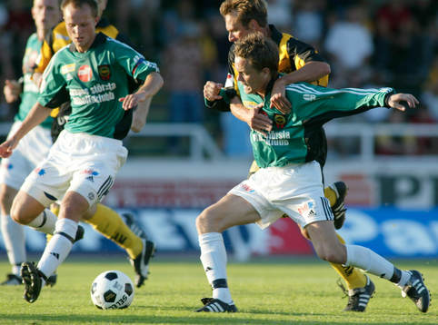 Jonas Axeldal håller fast. Grepp