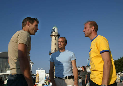 Tre veteraner, fr.v. Andreas Jakobsson, Magnus Arvidsson