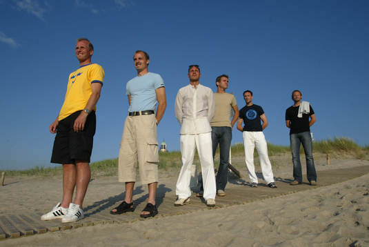 Fr.v. Peter Wibrån, Magnus Arvidsson, Marcus Lantz,