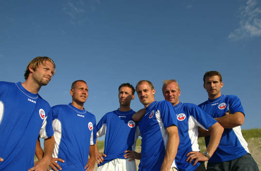 Fr.v. Joakim Persson, Marcus Lantz, Rade Prica, Magnus