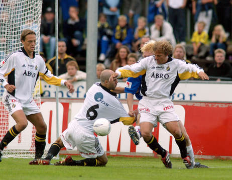 Jonas Forsberg, Teddy Lucic och  Daniel Tjernström, AIK