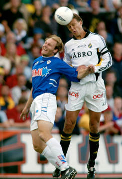 Torbjörn Arvidsson, Halmstad och Svante Samuelsson, AIK