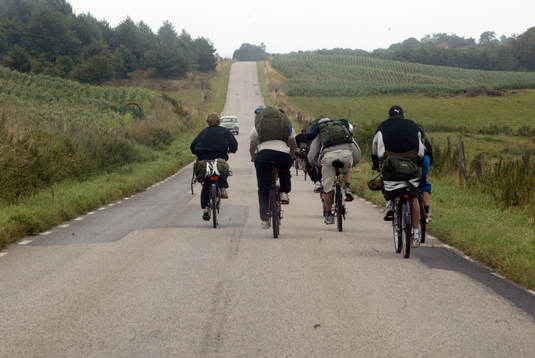 Rögle cyklar från Ängelholm till Kivik