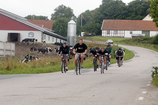 Rögle cyklar från Ängelholm till Kivik