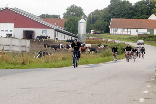 Rögle cyklar från Ängelholm till Kivik
