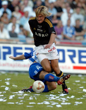 Andreas Andersson, AIK fälls av Fredrik Risp, Göteborg