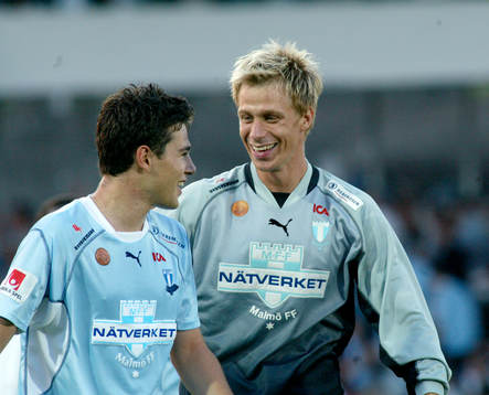 Glädje, Gudmunder Mete och Mattias Asper, Malmö FF