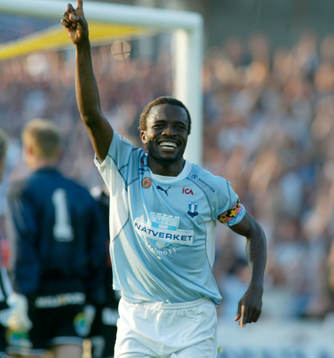 Peter Ijeh, Malmö FF. Mål. Jubel