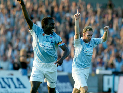 Peter Ijeh och Niklas Skoog, Malmö FF, målskyttar