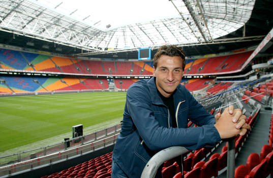 Zlatan Ibrahimovic, Ajax, på sin hemmaplan Amsterdan arena