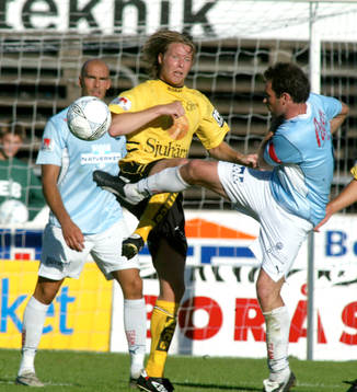 Hans Mattisson, Malmö, mot Jonas Lundén, Elfsborg