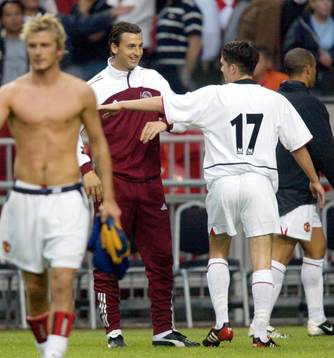 Bojan Djordjic, Manchester United, samtalar med Zlatan