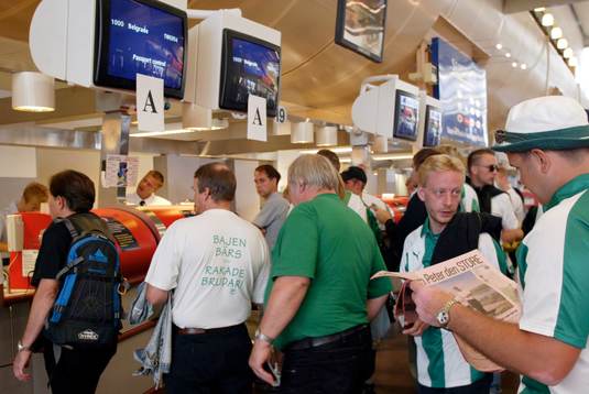 Fotboll, Champions Leuage, Hammarby, supporter, Arlanda