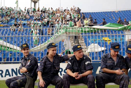 Fotboll, Champions Leuage, Hammarby, supporter, Belgrad