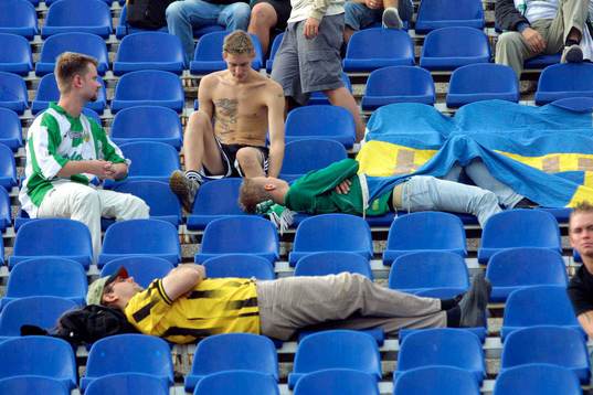 Fotboll, Champions Leuage, Hammarby - FK Partizan Belgrad,