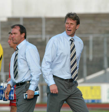 Tor Arne Fredheim och Håkan Eriksson, tränare
