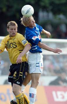 Magnus Andersson, Halmstad och Daniel Ung, Elfsborg.